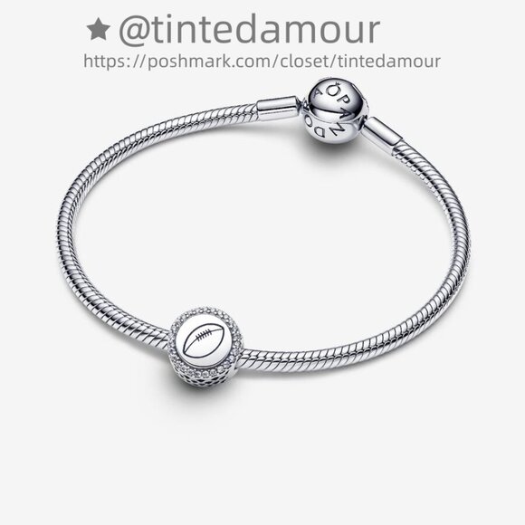 Pandora Engravable Football Charm|Pendant - Picture 3 of 3
